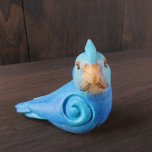 青色オカメインコオカメ no.16 | iichi 日々の暮らしを心地よくする