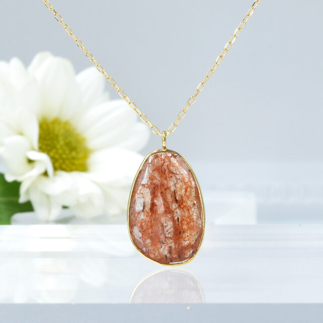 K18 レッドクォーツ ペンダント CK069CIBSN