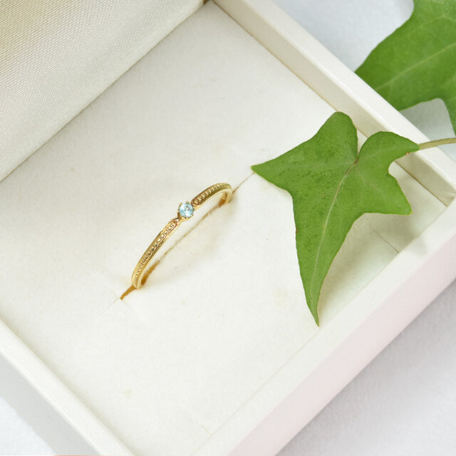 K18 パライバトルマリン リング CL010CIBSN | iichi 日々の暮らしを