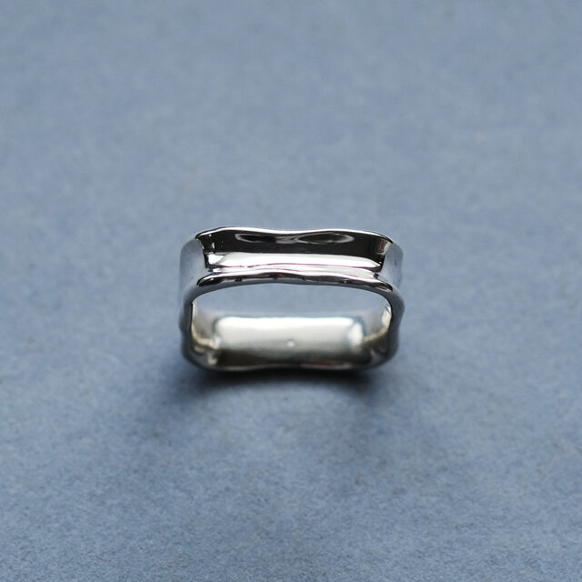 メロウ スクエア リング シルバー925 メンズ ユニセックス