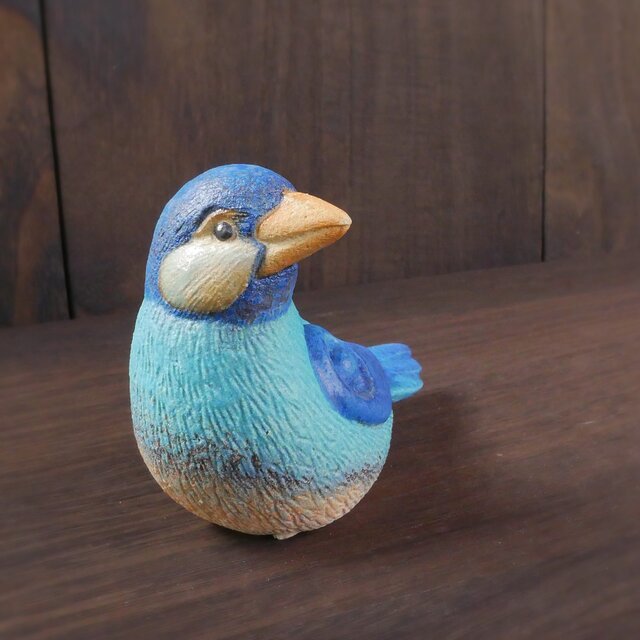 青色文鳥 no.23 | iichi 日々の暮らしを心地よくするハンドメイドや