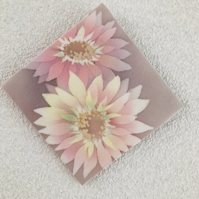 斜め掛けミニパネル　フラワー　ピンク