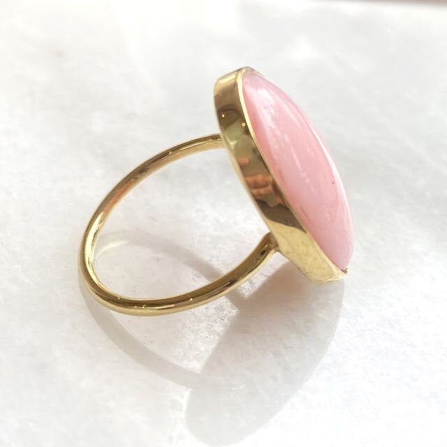 SVR-018 【CERCA50%OFF】ピンクオパールリング 10号 SV925 | iichi