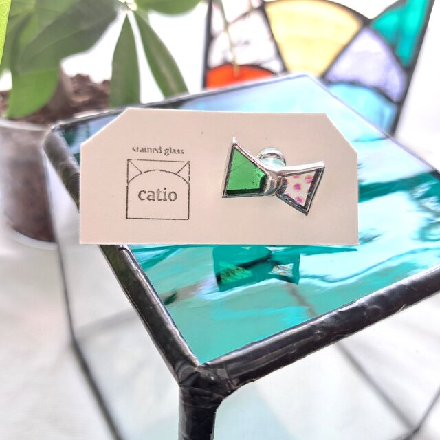 petit ribbon earring/ Elphaba＆Glinda