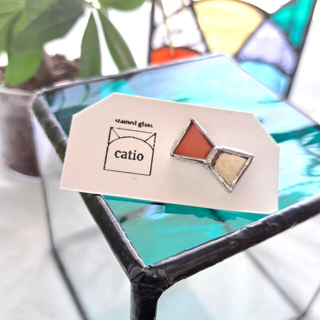 petit ribbon Pierce/orange＆Honey