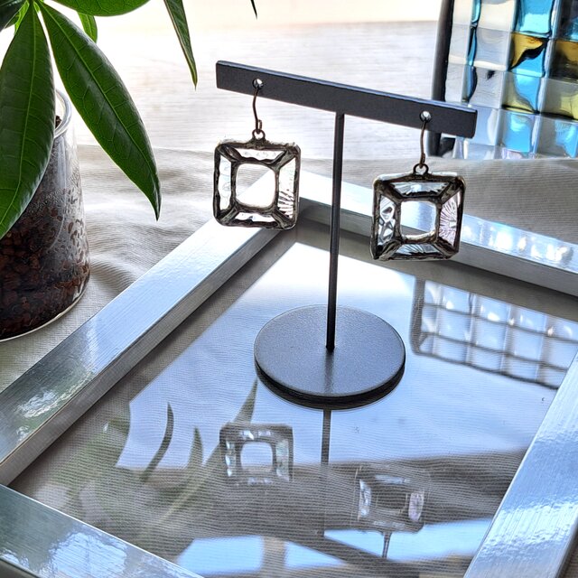 Frame pierce/earring _aurora＆aurora_