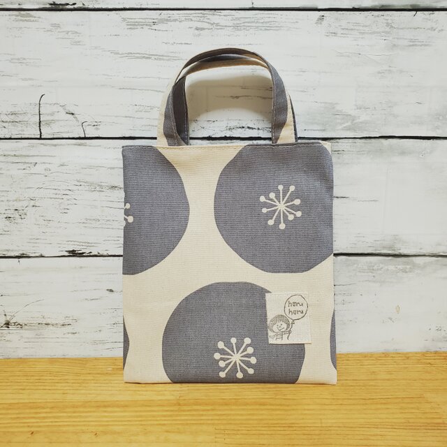 ちびバッグ(北欧フラワー柄)