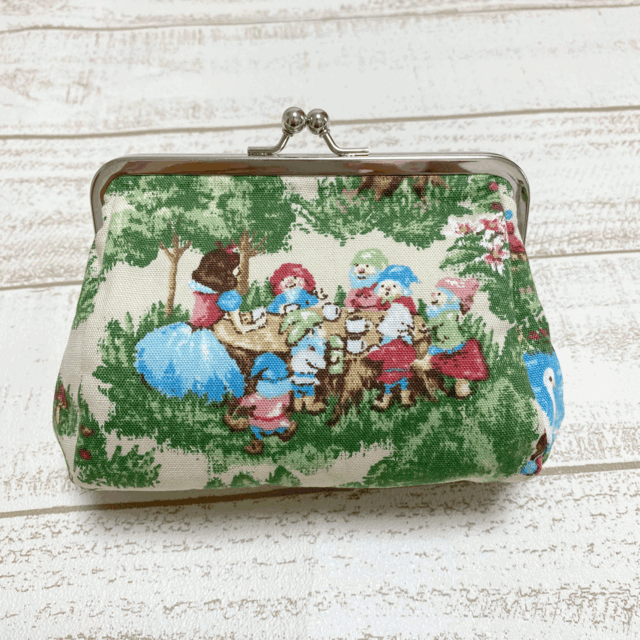 がま口ポーチ＊白雪姫と七人の小人＊