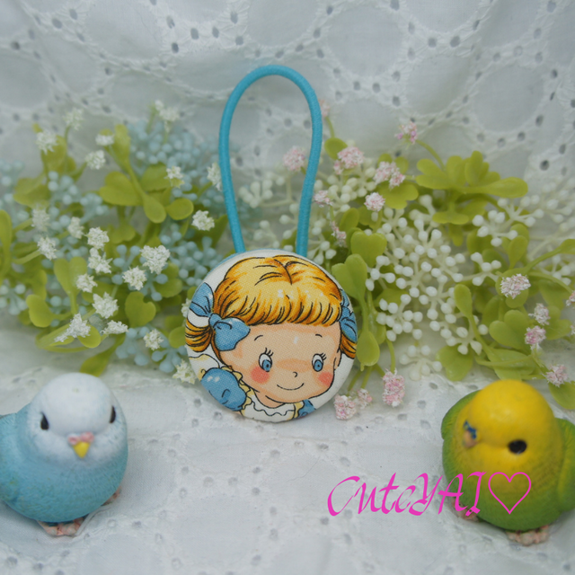 くるみボタン ヘアゴム キルトゲイト おしゃれ マーガレット&ソフィー 02