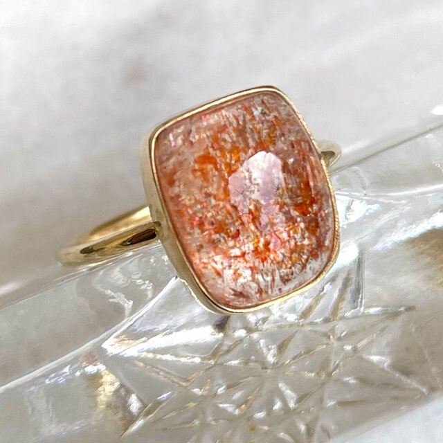 SVR-087 【CERCA50%OFF】サンストーンリング 12号 SV925