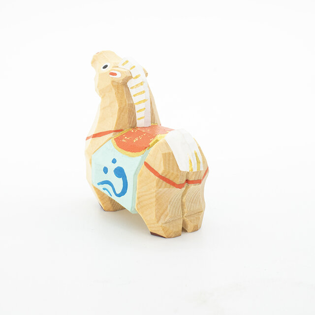 干支「午」<ミニサイズ>ー奈良一刀彫 畑村龍哉 作（伝統工芸） | iichi