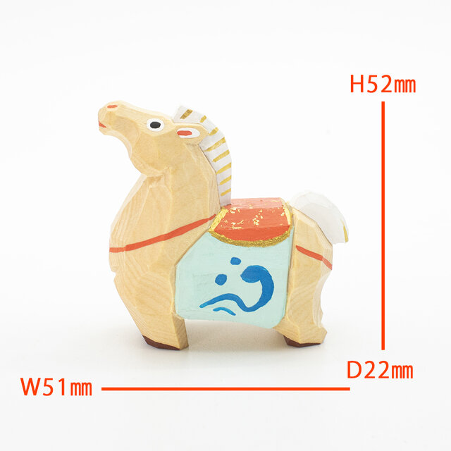 干支「午」<ミニサイズ>ー奈良一刀彫 畑村龍哉 作（伝統工芸） | iichi