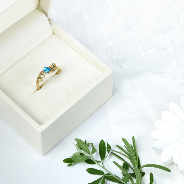 K10 ネオンブルーアパタイト リング CH064CIBS | iichi 日々の