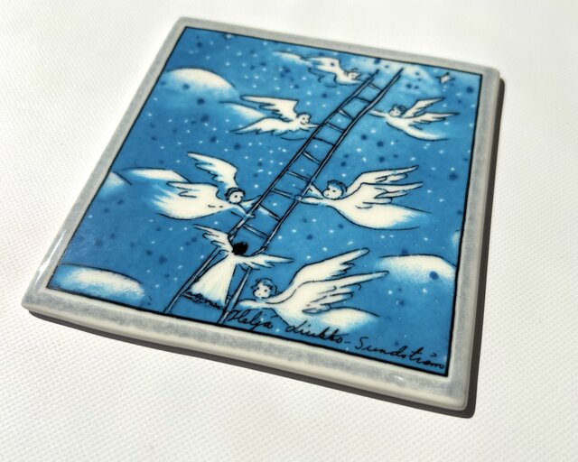 ARABIA Heljä Liukko-Sundström 天使の陶板 はしご | iichi 日々の