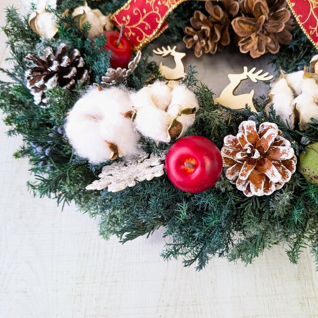 No25 松ぼっくりのツリー　クリスマスインテリア　クリスマススワッグ　リース No25 松ぼっくりのツリー クリスマスインテリア クリスマス