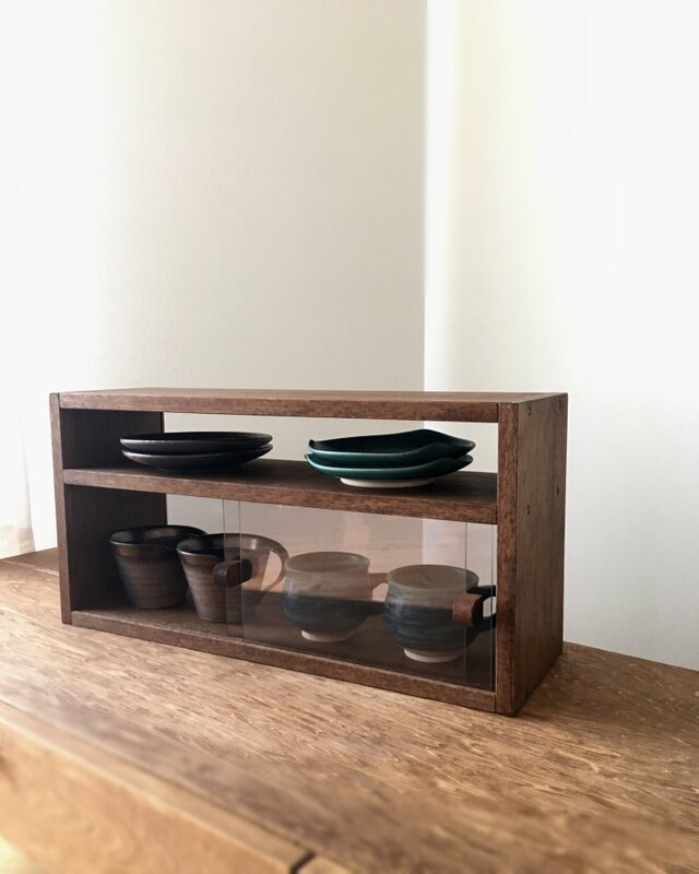 ハンドメイド　ショーケース　 H=1200 W=700 D=450 ハンドメイド ショーケース H=1200 W=700 D=450