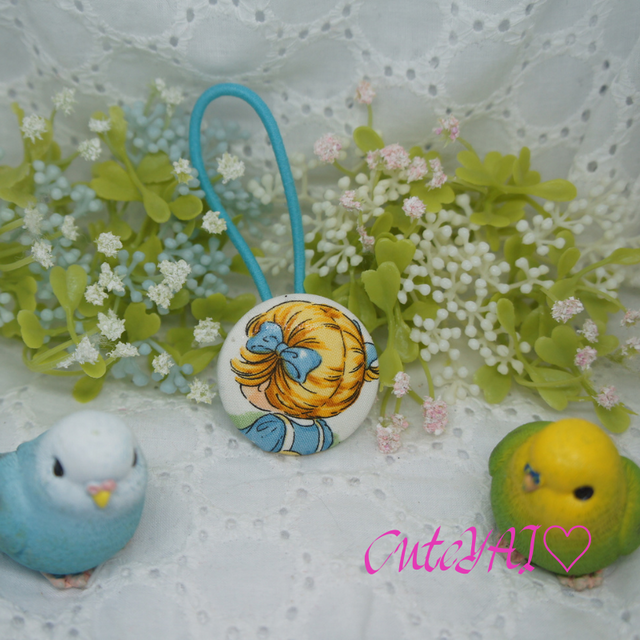 くるみボタン ヘアゴム キルトゲイト おしゃれ マーガレット&ソフィー 06