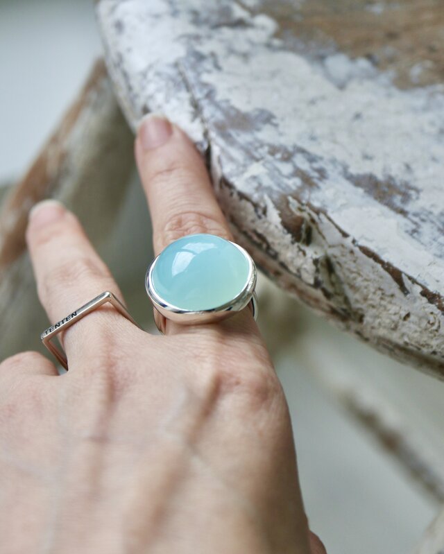 [水の指輪 chalcedony]ring