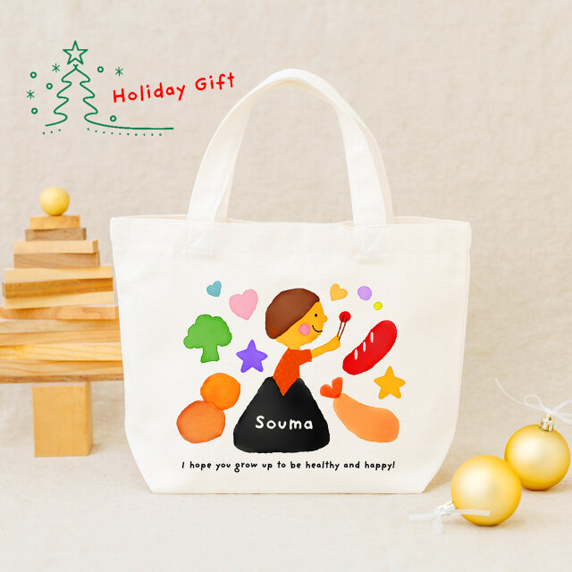 名入れトート キッズトート　トートバッグ（bento）