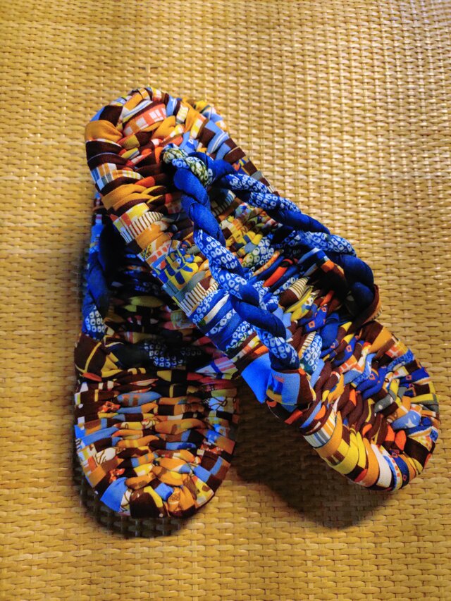 布ぞうり 27〜28cm | iichi 日々の暮らしを心地よくするハンドメイドや