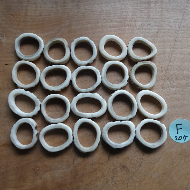 日本の鹿の角リング２0個セットF