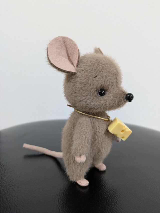ぬいぐるみ☆ねずみちゃんとチーズ | iichi 日々の暮らしを心地よく