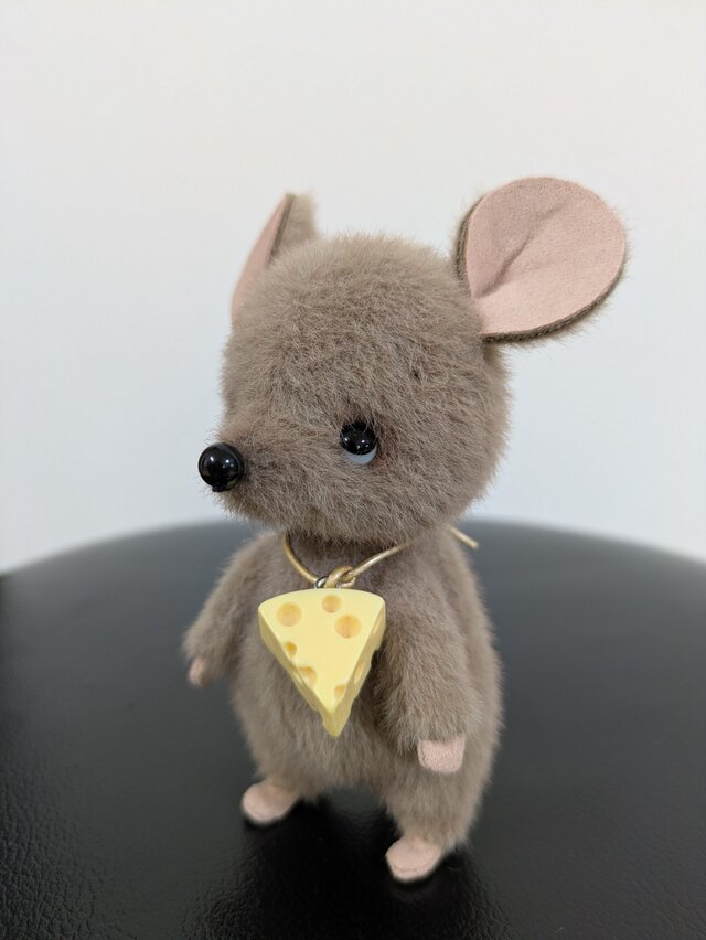 ぬいぐるみ☆ねずみちゃんとチーズ | iichi 日々の暮らしを心地よく