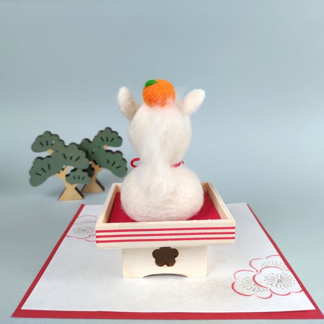 受注制作】2026(午年) 鏡餅な午さんのお正月飾り☆羊毛フェルト