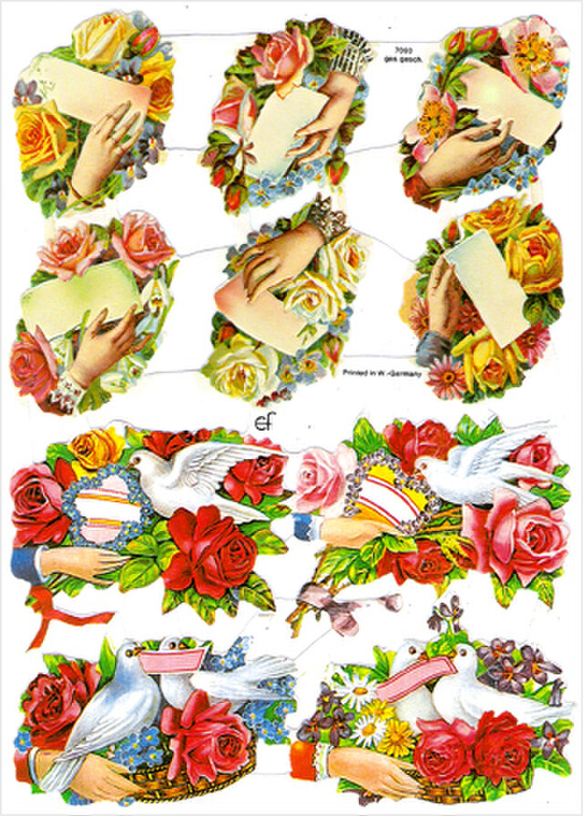 ドイツ製クロモス 白鳩の贈り物  ラメなし　DA-CHR017（Made in Germany)