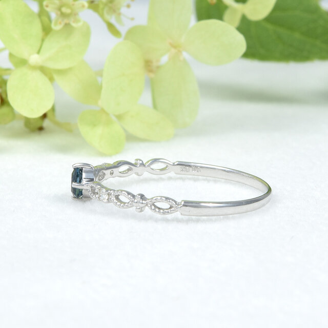 ロンドンブルートパーズ　ダイヤ　K10 リング K10 ロンドンブルートパーズ ダイヤ リング CL017CIBSN | iichi 日々の