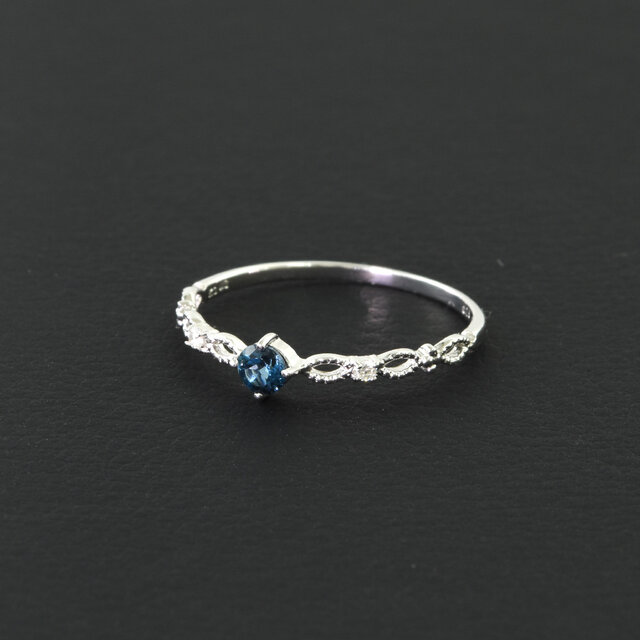 ロンドンブルートパーズ　ダイヤ　K10 リング K10 ロンドンブルートパーズ ダイヤ リング CG088CIBS | iichi 日々の