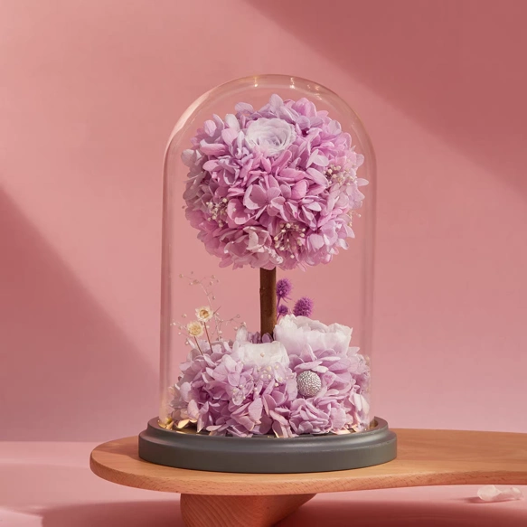 プリザーブドフラワー アレンジメント 花の木 ドライフラワー 薔薇 ローズ 花 開店祝い 開業祝い 記念日 誕生日