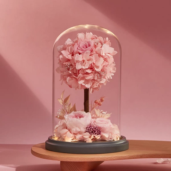 プリザーブドフラワー アレンジメント 花の木 ドライフラワー 薔薇 ローズ 花 開店祝い 開業祝い 記念日 誕生日