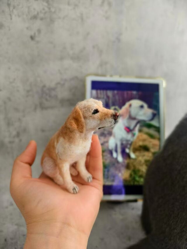 犬 写真から作る 羊毛フェルト｜うちの子 リアルオーダー | iichi 日々