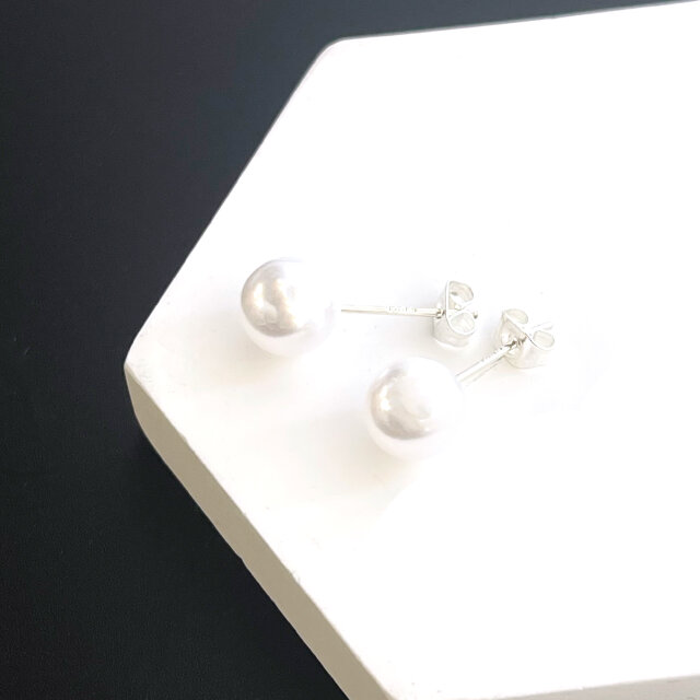 スワロフスキーパール シルバー925ピアスsve04