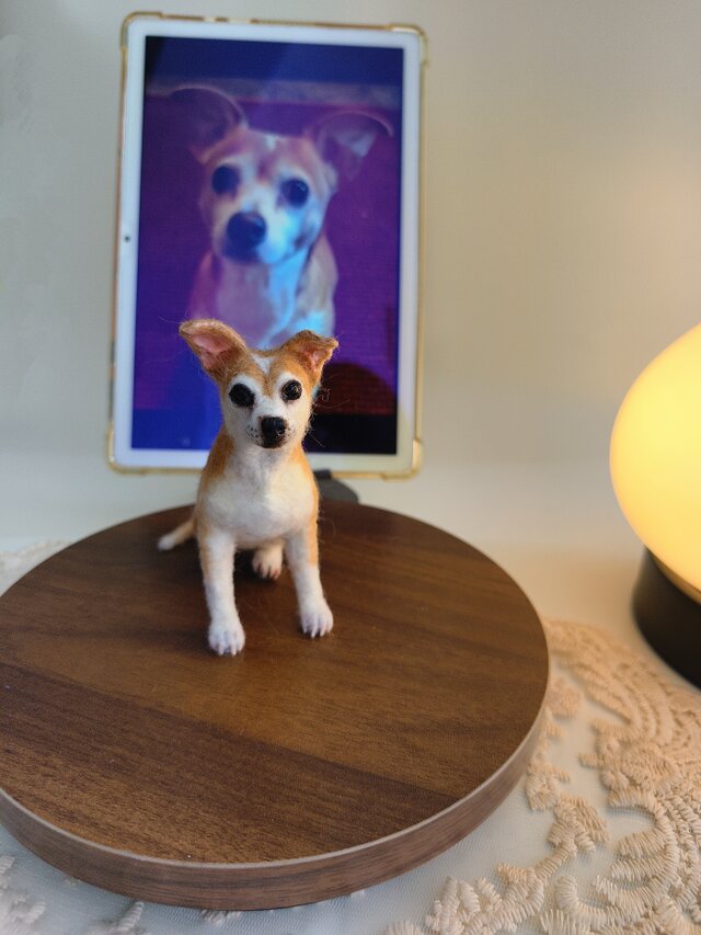 [オーダーメイド] 羊毛フェルト 犬 、ペット ぬいぐるみ、うちの子 人形、犬 似顔絵、愛犬 誕生日 プレゼント、犬好き 贈り物