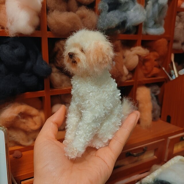 羊毛フェルト 犬 うちの子 オーダーメイド｜写真から作る 愛犬