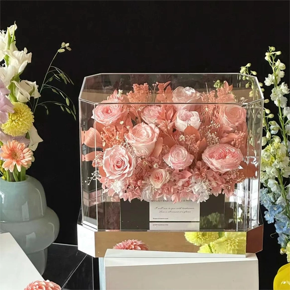 プリザーブドフラワー 結婚祝い ローズアレンジ 王宮 高級ギフト