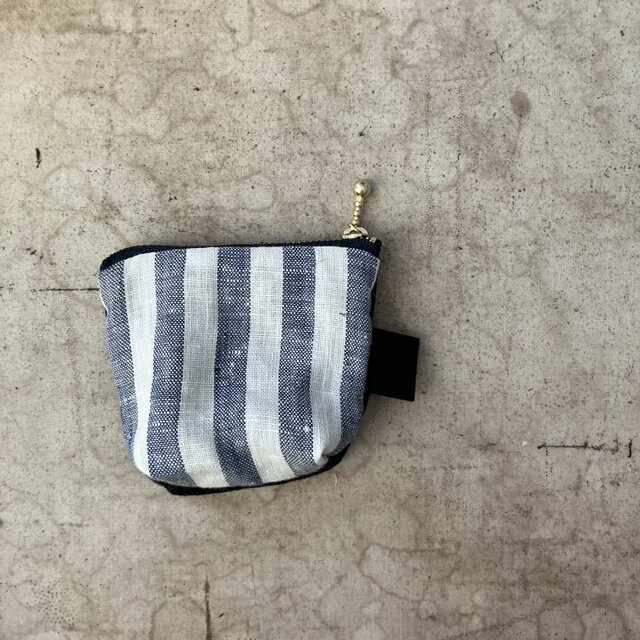 ストライプ模様のちょこっとポーチ(199)