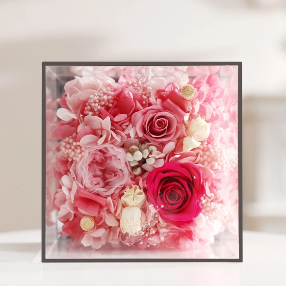 プリザーブド、フラワー、アレンジメント、打ち明ける、ドライフラワー、薔薇 ローズ、結婚祝い 記念日、誕生日のコピーのコピー