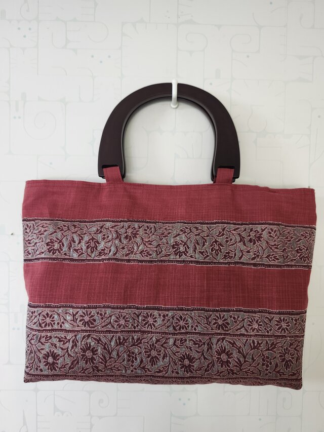 帯リメイク　トートバッグ