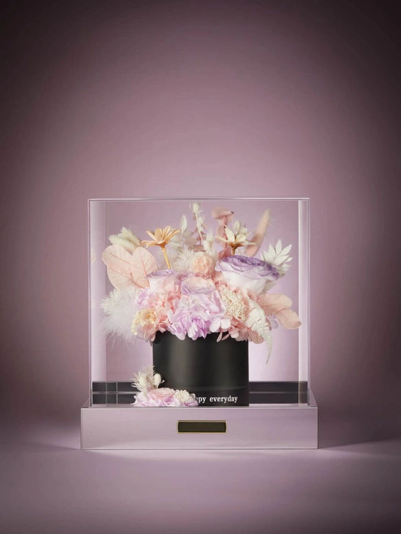 プリザーブド、フラワー、アレンジメント、中心、ドライフラワー、薔薇 ローズ、結婚祝い 記念日、誕生日のコピーのコピー