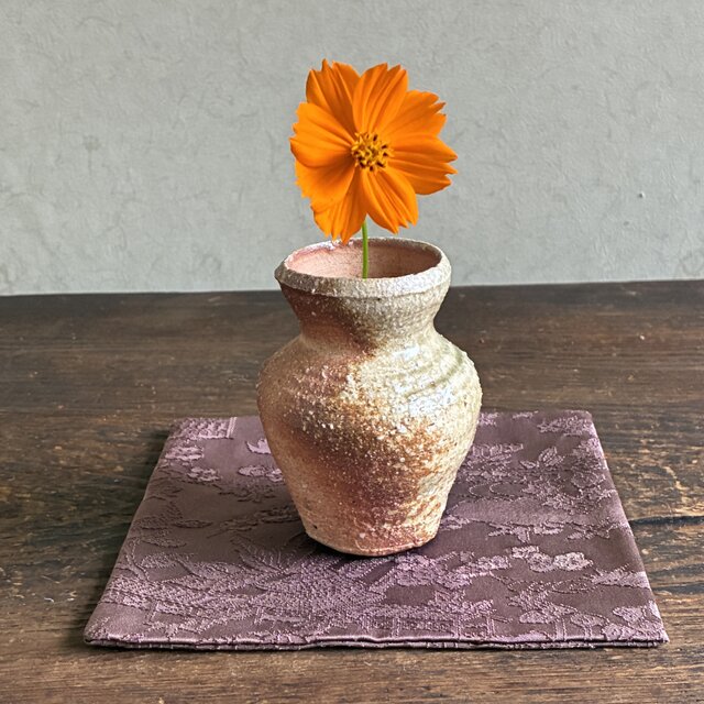 一輪挿し ミニ花入 ミニミニ花瓶 ミニミニ花入 花入れ 小壺 高筒首灰