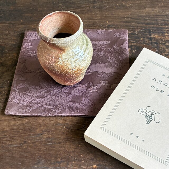 一輪挿し ミニ花入 ミニミニ花瓶 ミニミニ花入 花入れ 小壺 高筒首灰