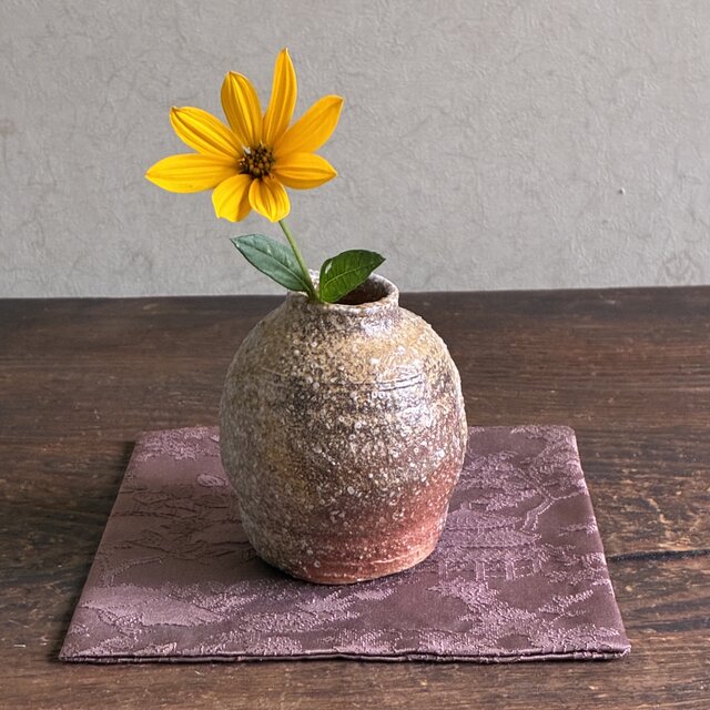 一輪挿し ミニ花入 ミニミニ花瓶 ミニミニ花入 花入れ 小壺 丸すぼみ型