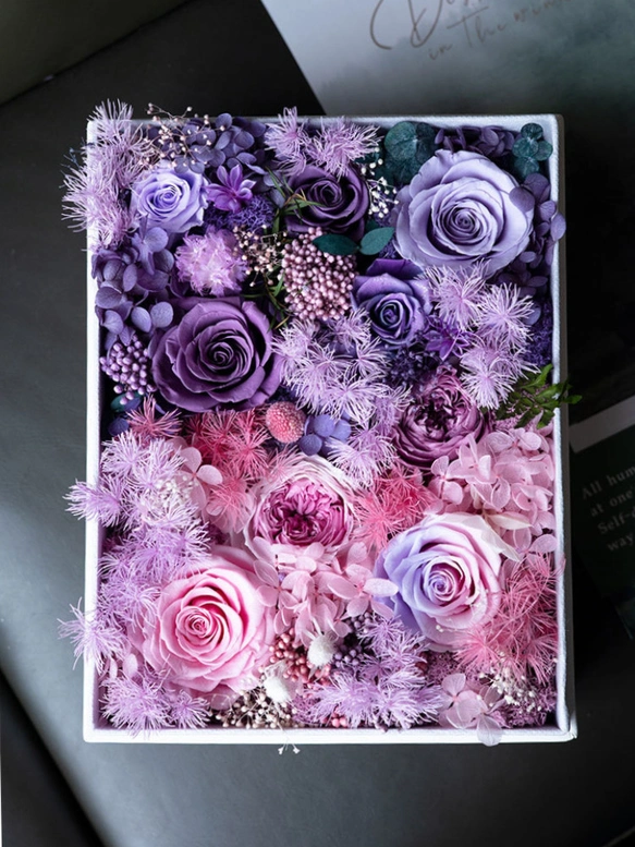 プリザーブド、フラワー、アレンジメント、咲く、ドライフラワー、薔薇 ローズ、結婚祝い 記念日、誕生日