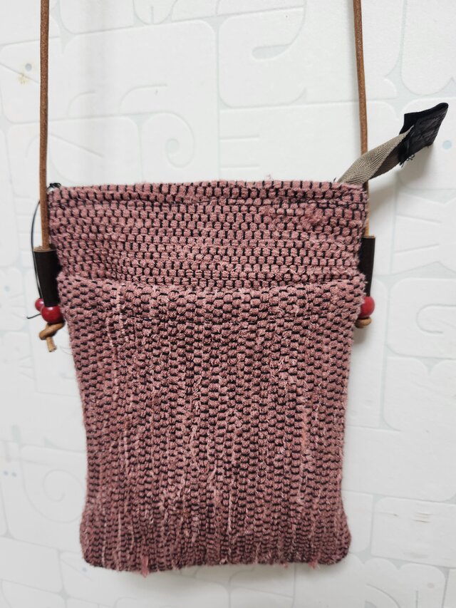 裂織りスマホショルダー