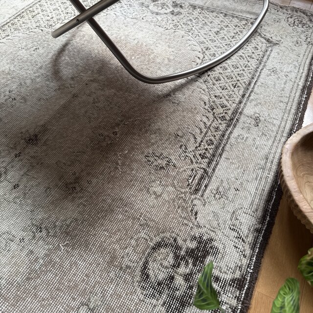 117×207グレージュ×ブラウン クラシカルメダリオン トルコ