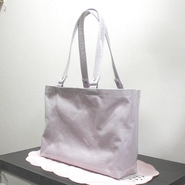 BagビニールA4Long／無地（薄紫）