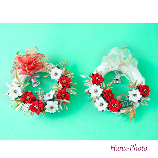 商品名【紗蘭】あいみょん❤ポインセチアのクリスマスフラワーリース 商品名【紗蘭】あいみょん様専用❤ポインセチアのクリスマス